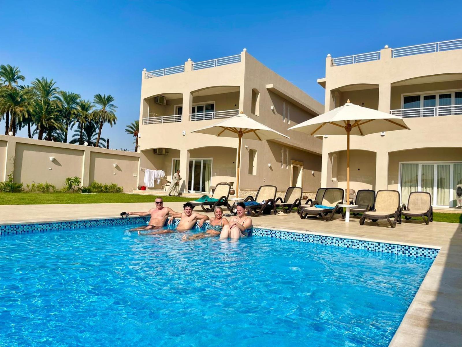 Royal Nile Villas - Pool View Apartment 2 ルクソール エクステリア 写真